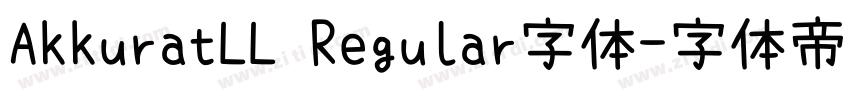 AkkuratLL Regular字体字体转换